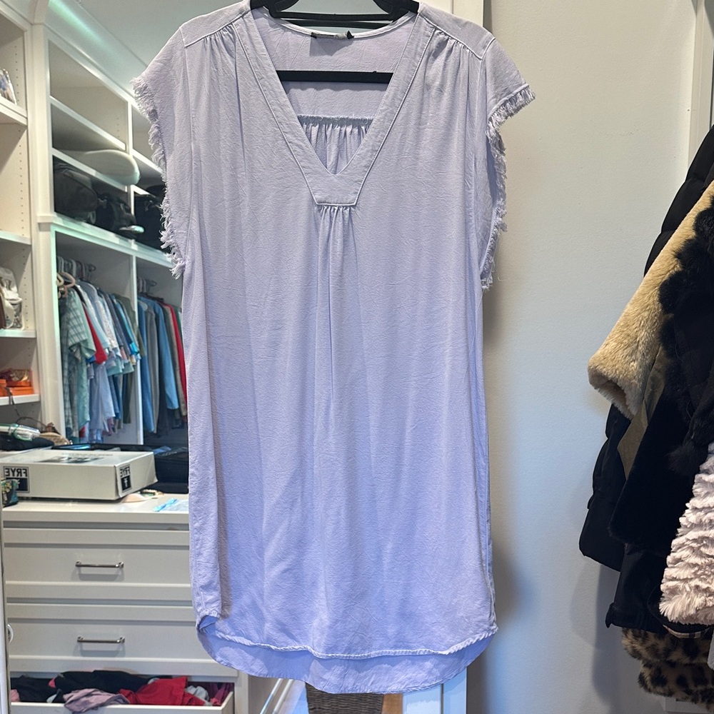 Maven West Light Purple V-Neck Dress